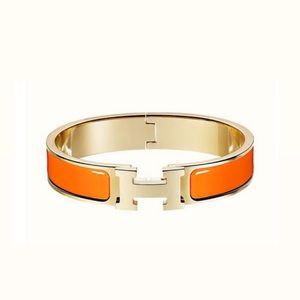 Hermès orange clic clac narrow